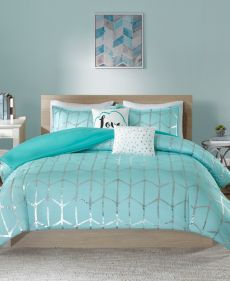 Intelligent Design Raina Metallic 4 Pc. Comforter Set Twin Twin XL