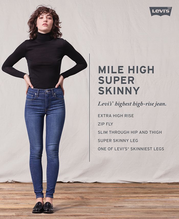 Levi's Mile High Cropped Skinny Jeans & Reviews - Jeans - Women - Macy's