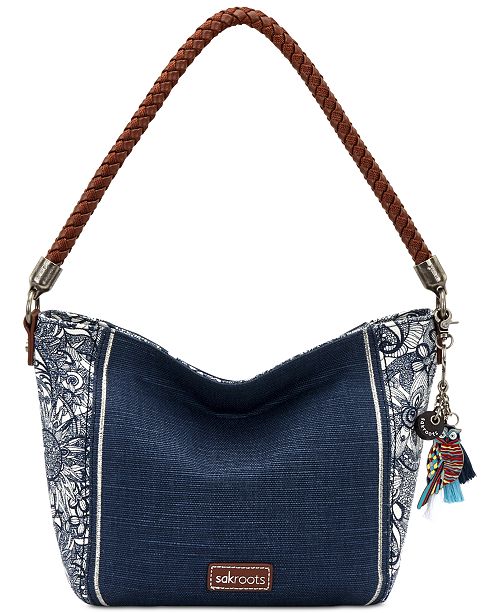 Sakroots Elsa Canvas Hobo - Handbags & Accessories - Macy's