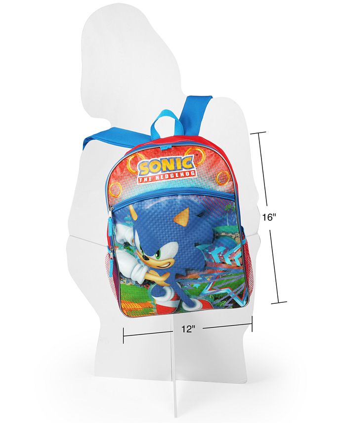 Sonic The Hedgehog 5-piece Backpack & Lunch Bag Set