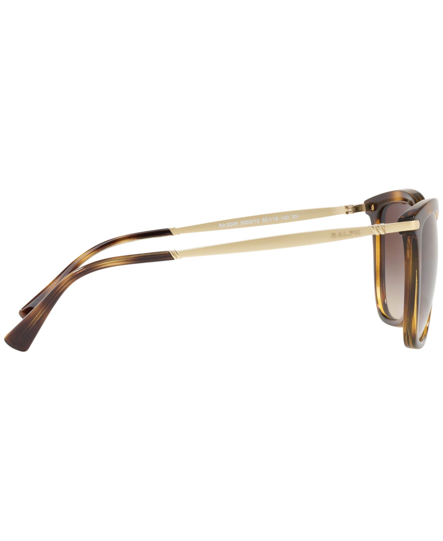 Женские солнцезащитные очки Ralph by Ralph Lauren Ralph Sunglasses, RA5245, цвет: Гавана / Градиентный коричневый — фото 4