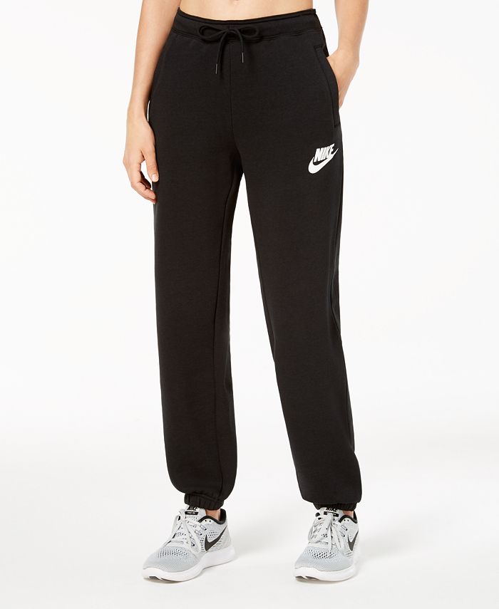 Nike Sportswear Rally Relaxed Fleece Pants - Macy's