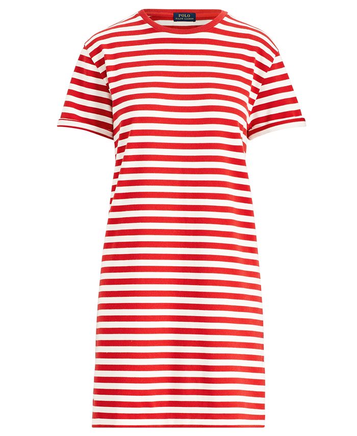 Polo Ralph Lauren Cotton Striped Dress - Macy's