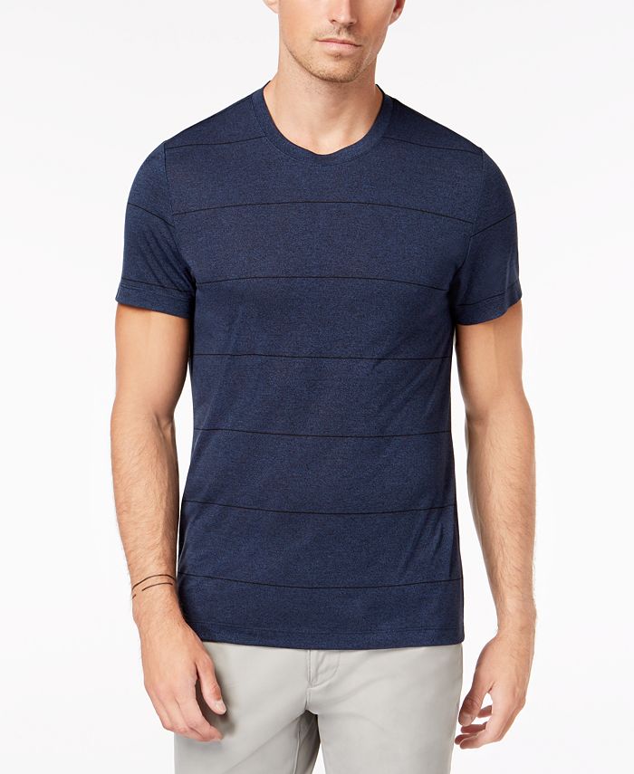 Alfani Men's Premium Stripe T-Shirt, Created for Macy's & Reviews - T ...