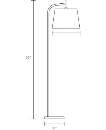 Adesso Blake Arc Floor Lamp - Macy's