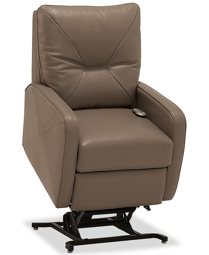 Furniture Finchley Leather Power Lift Chair Macy's