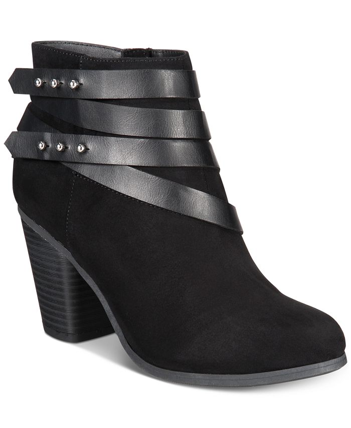 Material Girl Mini Ankle Booties, Created for Macy's & Reviews - Boots ...