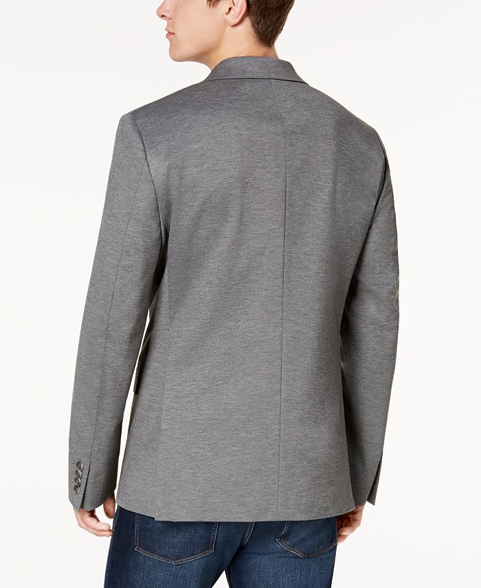 Ryan Seacrest Distinction Men's Modern-Fit Gray Knit Sport Coat ...