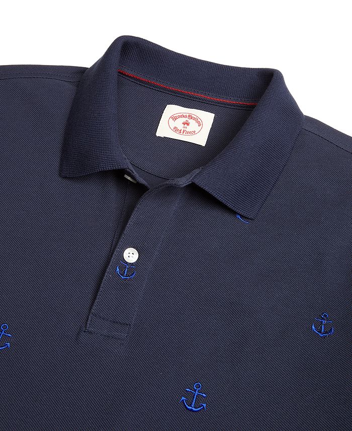 Brooks Brothers Brooks Brothers Men's Embroidered Anchor Polo - Macy's