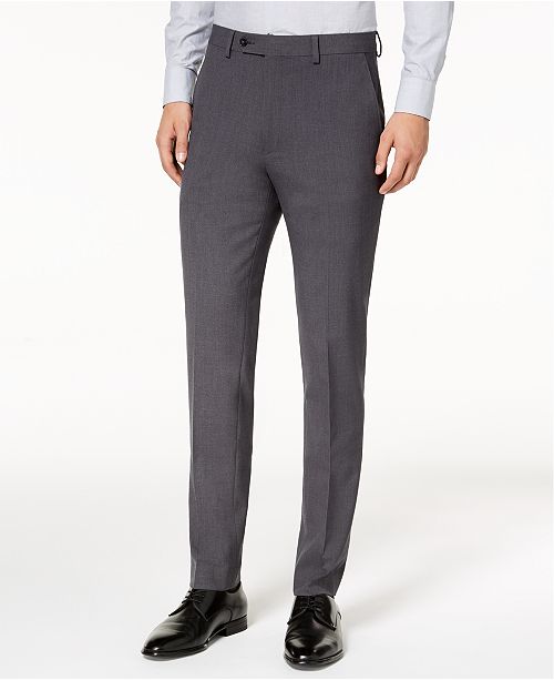 Calvin Klein Infinite Stretch Skinny-Fit Dress Pants - Pants - Men - Macy's