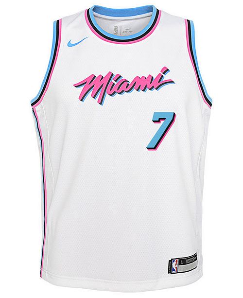 Nike Goran Dragic Miami Heat City Edition Swingman Jersey, Big Boys (8 ...