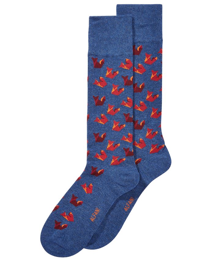 Alfani AlfaTech by Men's Fox Dress Socks, Created for Macy's Macy's