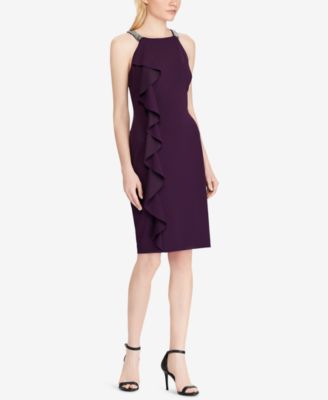 Lauren Ralph Lauren - Ruffled Halter Dress