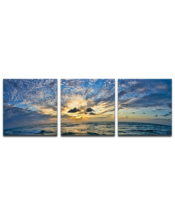 Ready2HangArt - 'Ocean' 3-Pc. Canvas Art Print Set
