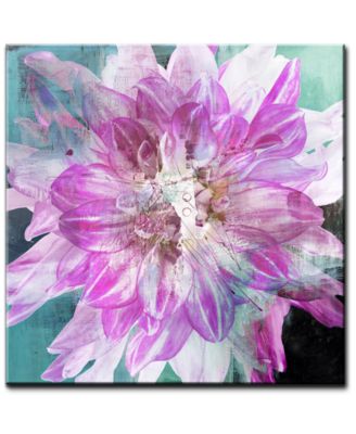 Ready2HangArt - 'Painted Petals XXX' 30" x 30" Canvas Art Print