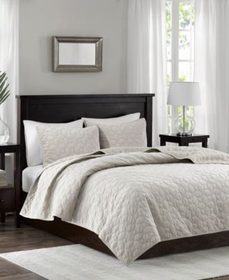 Harper Quilted Velvet Quilt Sets