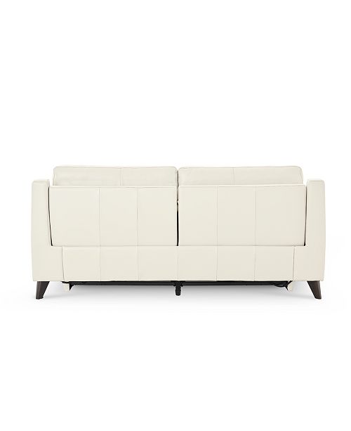 Furniture Milany 87 Leather Power Reclining Sofa With Power