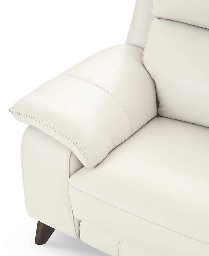 Macy's CLOSEOUT! Milany 69" Leather Power Reclining Loveseat with Power
