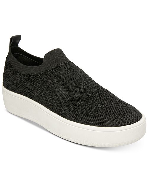steve madden knit slip on sneakers