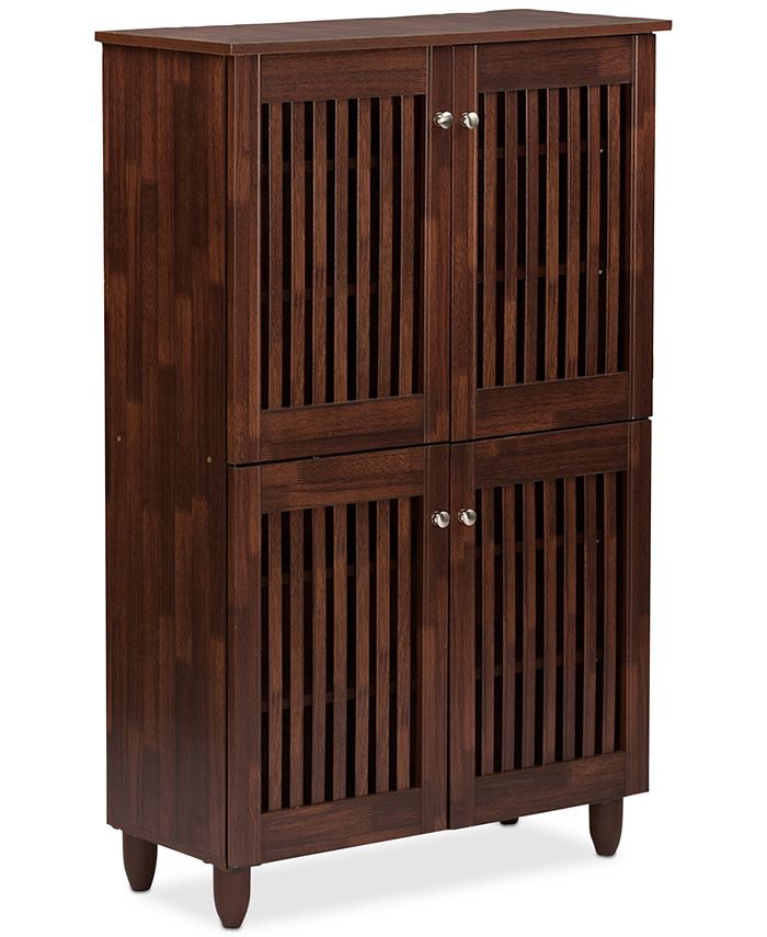 Furniture - Pacari Shoe Storage Tall Cabinet, Quick Ship