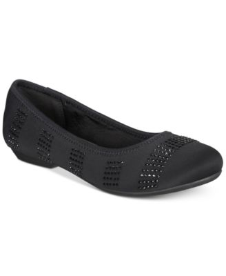 macys flats black