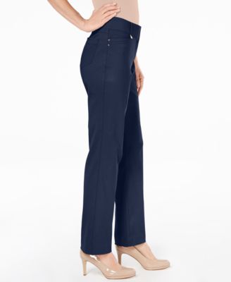 Curvy-Fit Straight-Leg Pants 