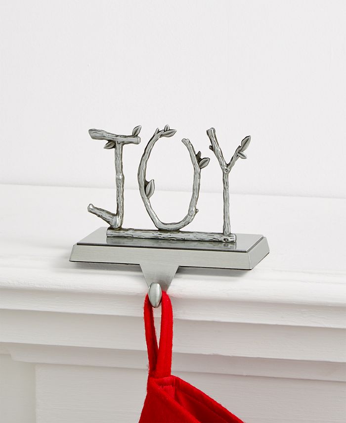 Holiday Lane Joy Stocking Holder, Created for Macy's Macy's