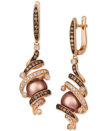 Levian pearl clearance earrings