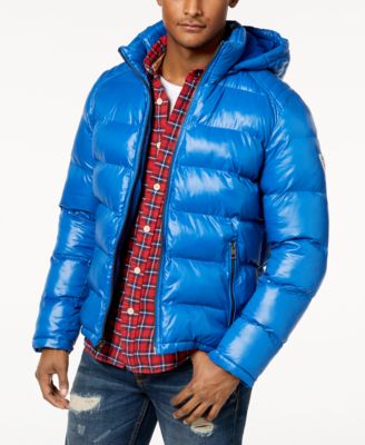 Puffer Blue Coats and Jackets for Men 