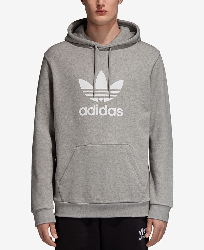 adidas Men's Trefoil French Terry Hoodie - Macy's