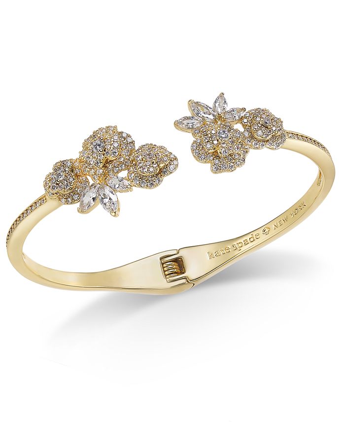 Kate spade crystal rose bracelet clearance