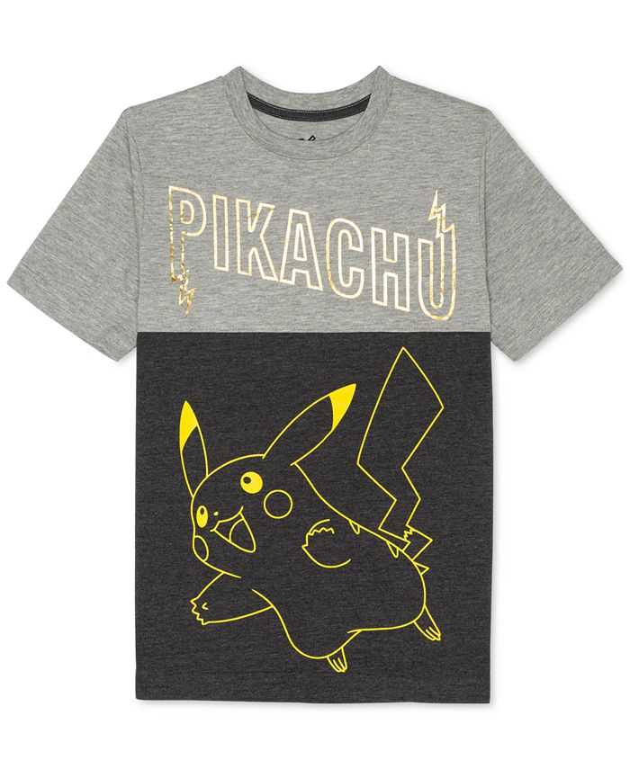 Pokemon Pokémon Big Boys Pikachu Graphic-Print T-Shirt - Macy's
