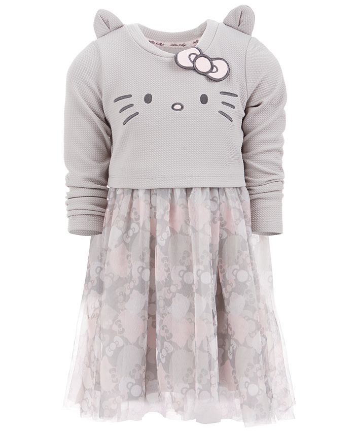 Hello Kitty Toddler Girls Embroidered Dress Macy's