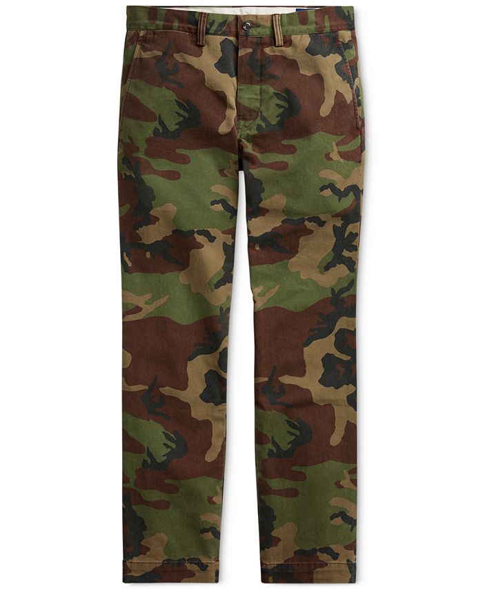 Polo Ralph Lauren Men's Slim Fit Camouflage Cotton Chino Pants - Macy's