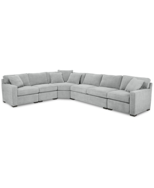 FURNITURE RADLEY 5-PC FABRIC SECTIONAL WITH APARTMENT SOFA, CREATED FOR MACY'S