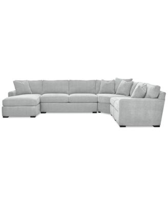 Radley 5-Piece Fabric Chaise Sectional Sofa, Created for Macy's