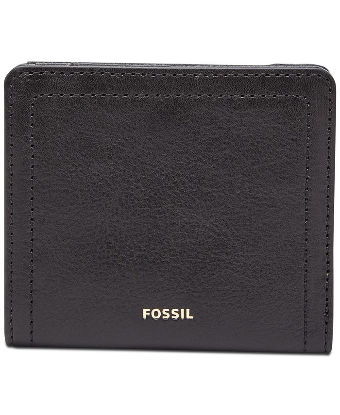 Fossil Logan Small Leather Bifold RFID Wallet & Reviews - Women - Macy's