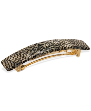 image of France Luxe Gold-Tone & Colored Acetate Hair Barrette