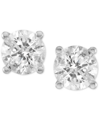 Diamond Stud Earrings (2 ct. t.w.) in 14k White Gold 