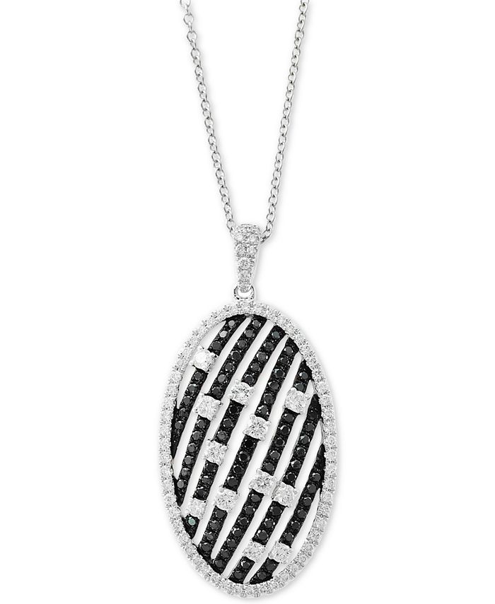EFFY Collection EFFY® Diamond Oval 18" Pendant Necklace (11/4 ct. t.w