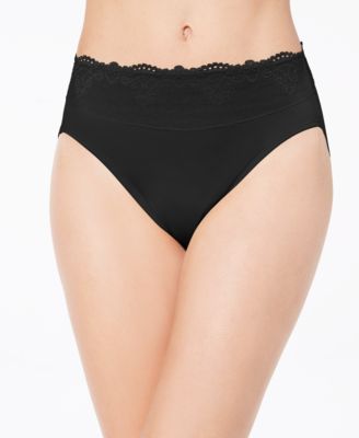 Photo 1 of Bali Women's Passion For Comfort Hi Cut Lace-Waist Underwear DFPC62, Size M/6