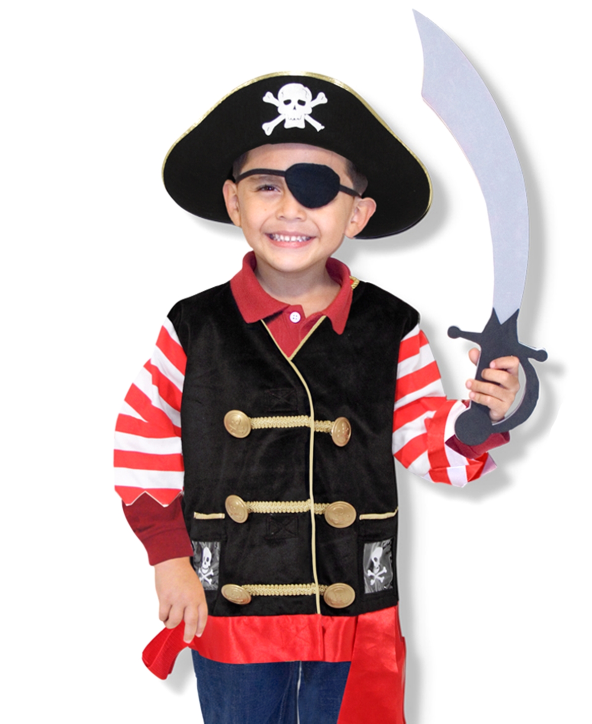 Melissa and Doug Pirate Role Play Costume Set