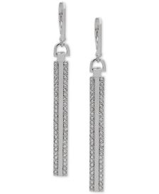 Pavé Linear Drop Earrings 