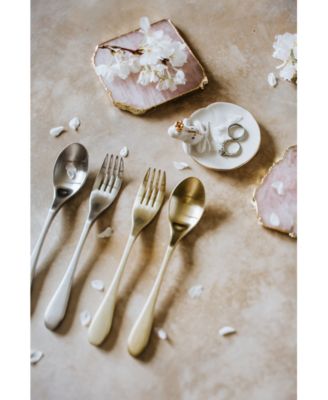 Knork Satin Brass  5-Pc. Place Setting