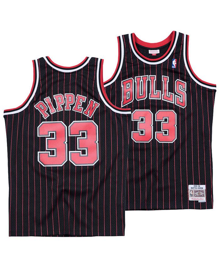 Men's Mitchell & Ness Scottie Pippen Red Chicago Bulls Big Tall Hardwood Classics Jersey