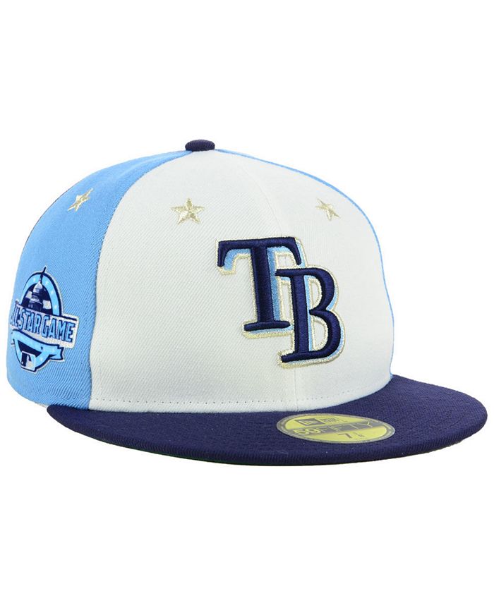 New Era Men's Red Tampa Bay Rays Logo White 59FIFTY Fitted Hat - Macy's