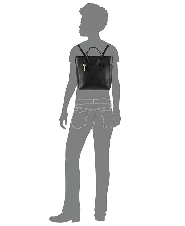 Fossil Camilla Convertible Leather Backpack & Reviews ...