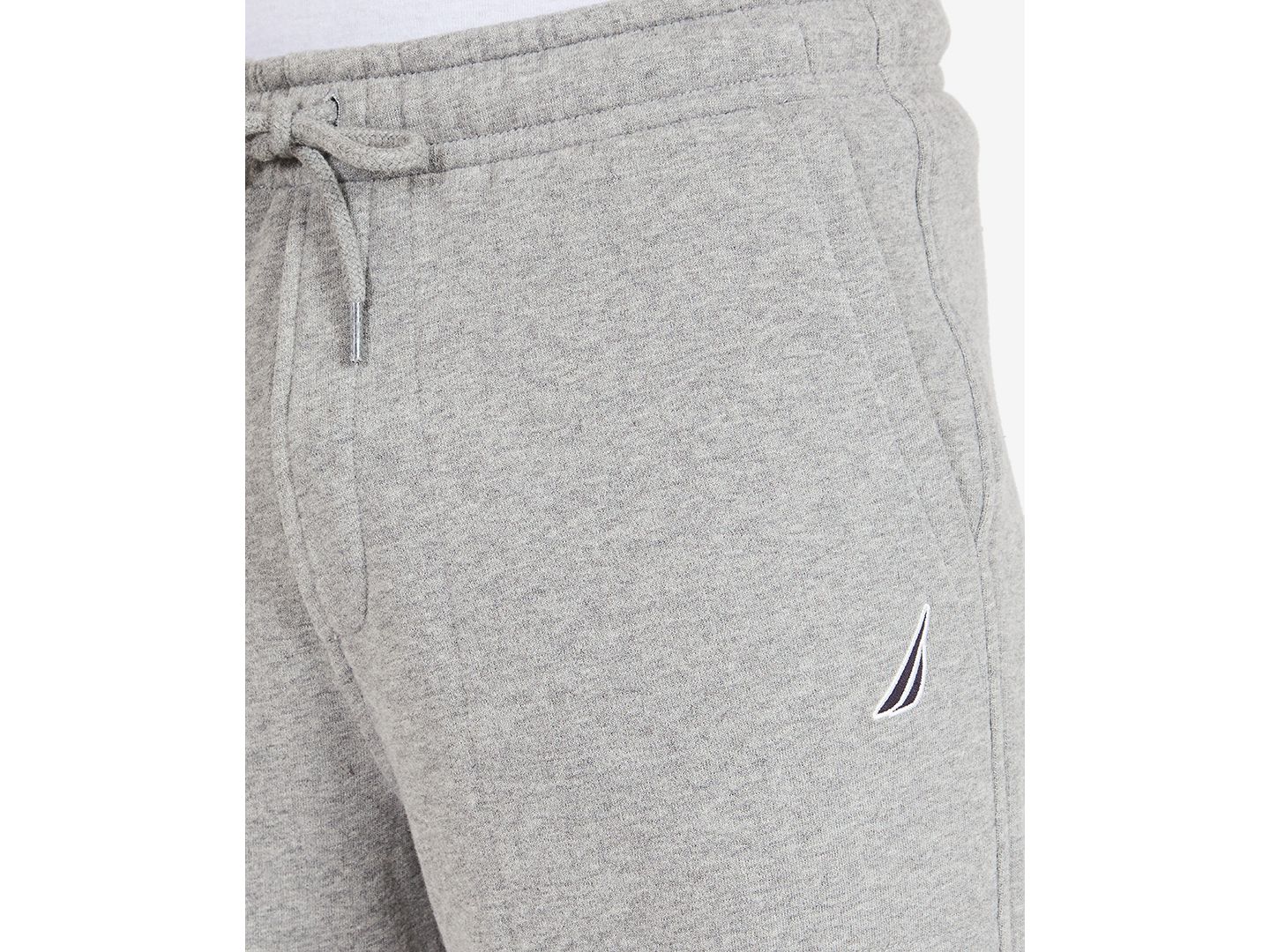 Мужские брюки Nautica Classic-Fit Super Soft Knit Fleece Jogger, цвет: Каменный серый — фото 3