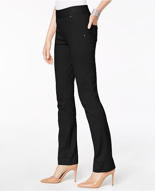 Inc International Concepts Inc Pull On Straight Leg Pants Created