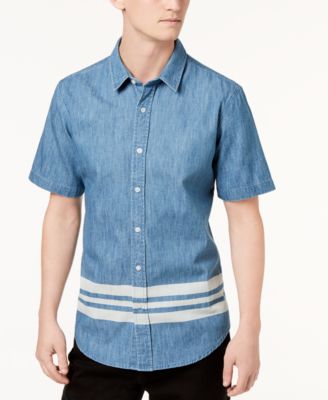 American Rag - Men's Paulie Varsity Shirt